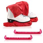 - Ultimate Ice Skate Protection for Hockey, Figure, and Recreational Skates - Ice Hockey Skate Accessories (Red, Small)