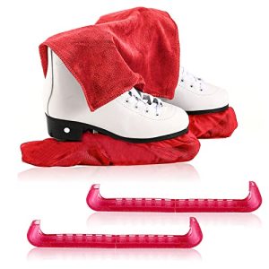 - Ultimate Ice Skate Protection for Hockey, Figure, and Recreational Skates - Ice Hockey Skate Accessories (Red, Small)