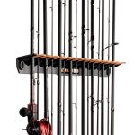 Patented V15 Vertical Fishing Rod Holder – Wall-Mounted Rack