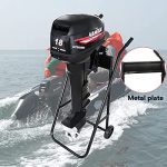 Folding Heavy Duty Boat Motor Stand with 2 Wheels - Image 3