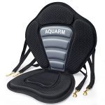 Deluxe Kayak Seat with Backrest - Thick Padded Cushion for Comfortable and Adjustable Sit-on-Top Kayaking.