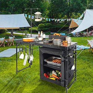 Chef's Haven: The Ultimate Portable Camping Kitchen Table
