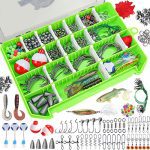 308/192PCS Fishing Equipment Equipment, Deal with Field with Deal with Included Jig Hooks, Sinker Slides, Bobbers, Freshwater Saltwater Fishing Set Deal with Field Equipment.