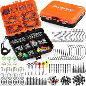 201pcs Fishing Equipment Package: All-in-one Blessing Tackle Box with Tackle Included