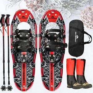 Conquer Winter Wonderland with 25"/30" Terrain Lightweight Snowshoes Set