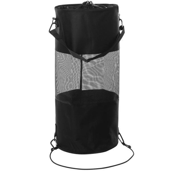 Boat Trash Bag, 9.8''x25.6''Reusable Trash Can Giant Mesh Oxford Material Rubbish Bag, Boat Storage Boat Equipment Boating Gear, Common Trash Rubbish Container for Boat, Kayak, Camper.