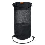Port Metropolis Creations Boat Trash Bag - Transportable Outside Mesh Trash Bag for Your Boat, Kayak, or Camper. (Black).