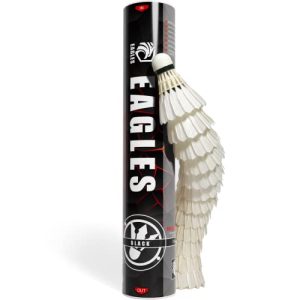 Premium Goose Feather Badminton Shuttlecocks - Durable & Stable Birdie Balls