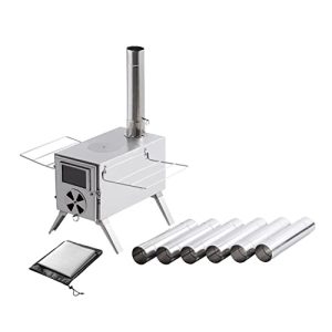 MC Tent Range: Your Ultimate Portable Stainless Steel Wood-Burning Stove