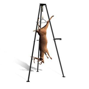  and Full Hoist Kit | Complete with Gambrel and Manual Winch | Perfect for Seasonal Game Up to 500 Pounds