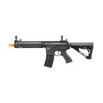 Lancer Tactical Proline MK18 M4 AEG Airsoft Rifle - Delta Stock - Black Color.