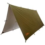 Stay Safe and Dry with the Texas Bushcraft Emergency Tenting Tarp - Your Ultimate Waterproof Shelter for Backpacking and Hiking!