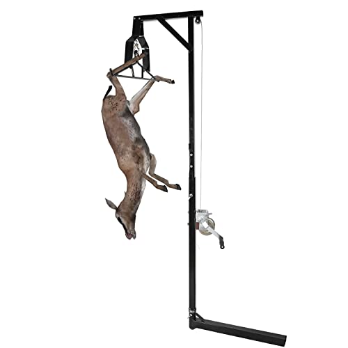 360 Degree Swivel and 400 lb Capacity: The Ultimate Hitch-Mounted Game Hoist and Gambrel