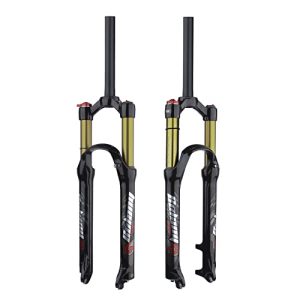 Get Smooth Ride with 26-inch Air Suspension Bike Fork - 120mm Travel, Rebound Control, Manual Lockout - Perfect for MTB Front Fork.