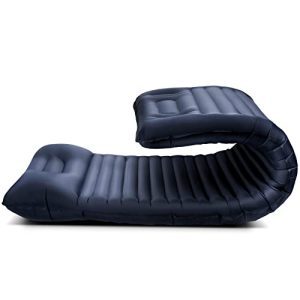 Quick Inflate Camping Sleeping Pad with Pillow - 3.9 Inch Thick