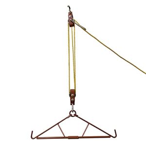Game Hoist Gambrel System and Dual Pulley Hoist