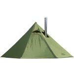 Experience the Ultimate in Lightweight Camping Luxury with Our 2-Person Tipi Hot Tent - Perfect for Family and Group Adventures!