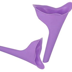 2Pack Feminine Urination System, Feminine Urinal Silicone Funnel Urine Cups Moveable Urinal for Girls Standing As much as Pee Funnel Reusable Girls Pee Funnel, Tenting, Out of doors, Journey, Actions.