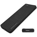 KingCamp Self Inflating Tenting Sleeping Pad with R Worth 11, Insulated 3 Inch Thick Foam Air Mattress for Automotive Tenting, Tent, Journey, 4 Season, XL, Snug, Black, 78 x 30Inch.