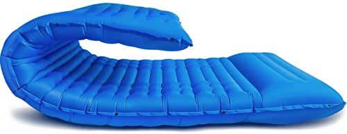 Get the Best Night's Sleep Outdoors with the 4 Inch Thick Inflatable Sleeping Pad - Your Ultralight and Durable Solution for Backpacking, Hiking, and Tent Travel!