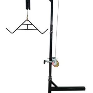Truck Hitch Game Hoist - Black, 400lb Capacity