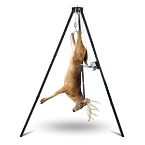 Efficiently Process Your Game with the Heavy Duty Tripod Deer Hunting Stand Rack