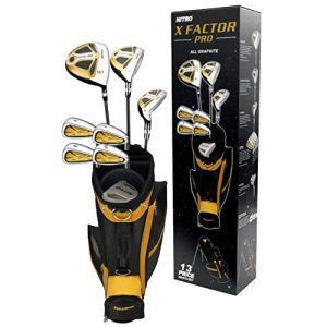 Nitro X Issue 13 Piece Golf Set - Elevate Your Game with Superior Distance, Accuracy, and Style