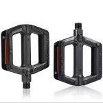 Non-Slip Bike Pedals with Reflectors - Universal 9/16 Inch Mountain Bicycle Pedal Sets for Adult Bikes - Lightweight and Durable Road Bike Pedals for Enhanced Grip (1 Pair).