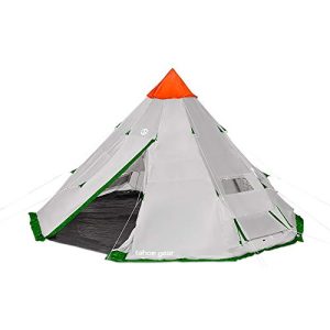 Supreme Outdoor Experience: XL 18x18 Ft Waterproof Teepee Tent for 12 Adventurous Souls