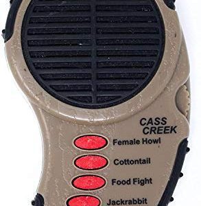 Cass Creek Ergo Predator Call (CC010): 5-in-1 Handheld Digital Game Call for Professional and Recreational Use