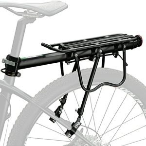 Fast Release Bike Cargo Rack - 165lbs Capacity for Mountain Bikes
