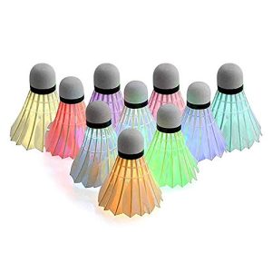 10 Pack LED Badminton Shuttlecock - Dark Night