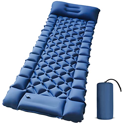 Sleeping Pad - Ultralight Inflatable Sleeping Mat with Constructed-in Foot Pump, Sturdy Compact Tenting Air Mattress for Tenting, Backpacking, Mountaineering.