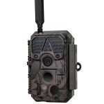 Meidase S900 Cellular Trail Camera mounted on a tree capturing wildlife images with night vision