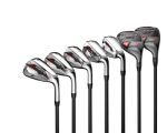 Cobra Golf Air X Iron Combo Set (Males's, Proper Hand, Cobra Ultralite, Senior Flex, 5-GW), Gray-Purple