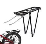 Bike Adventures with Free-fly's Extra Heavy Duty Bike Cargo Rack – 55lbs Capacity for Ultimate Luggage Hauling