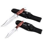 FLISSA 2-Piece Bowie Knife Set - The Ultimate Outdoor Adventure Companions!