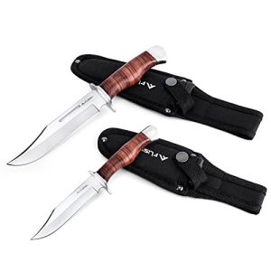 FLISSA 2-Piece Bowie Knife Set - The Ultimate Outdoor Adventure Companions!