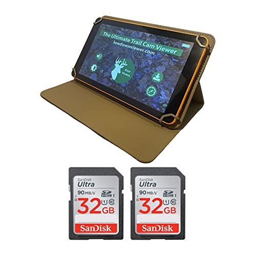 Lowdown Superior Trail Camera and Video Viewer Bundle - Includes High-Speed Viewer and Two 32GB SD Cards for Ultimate Performance.