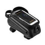 Organized on Your Bike Adventures with the Bike Cellphone Front Frame Bag - Waterproof Storage for 6.7" iPhone and Essentials