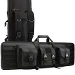 Secure and Portable Rifle Storage: Rifle Bag - Soft Double Rifle Case for Firearm Storage and Transportation - Tactical Portable Long Gun Case Carrying Backpack with MOLLE for Shooting Range, Hunting, and Outdoor Activities - Available in 32/36/42/48 Inch Sizes - Black, 36" x 12".