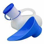 Get the Unisex Potty Urinal with Lid and Funnel - Perfect for Car, Camping, Hospital, and Home Use!