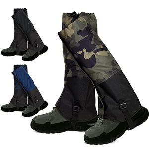 Conquer the Great Outdoors with Confidence - Stay Warm and Dry with Our Waterproof Leg Gaiters for Climbing, Snowshoeing, and More!