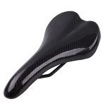 Elevate Your Ride with Imitation Carbon Fiber Leather Bicycle Saddle