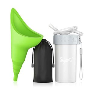 Portable Female Urination Device with Extension Tube for Travel and Camping, Waterproof Bag Included.