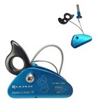 Removable Rope Seize Ascender, Flip Line Adjuster, Grip Clamp, Fall Safety Belay System for Rock Climbing, Tree Arborist, Climbing Rescue Caving, Mountaineering/Match for 11~13 MM Rope/Blue.