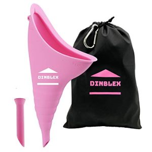 Feminine Urination Gadget, Feminine Urinal for Girls Transportable with Bag Reusable Feminine Pee Funnel Silicone She Pee Cup Standing Up for Girls for Out of doors Actions Climbing Journey Tenting Gear Pink.