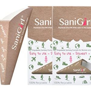SaniGirl Women's Urinal Funnel 20 Pack
