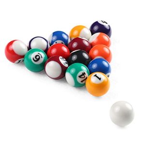 Complete Billiards Table Balls Set - Resin 25MM/38MM Small Pool Cue Balls for Professional Gameplay 🎱