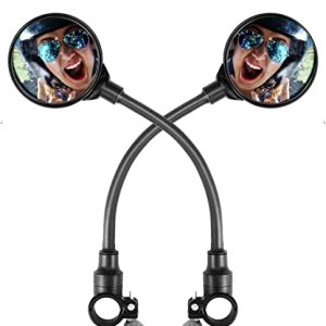 Adjustable Bike Rear View Mirror - Enhance Safety with 360° HD